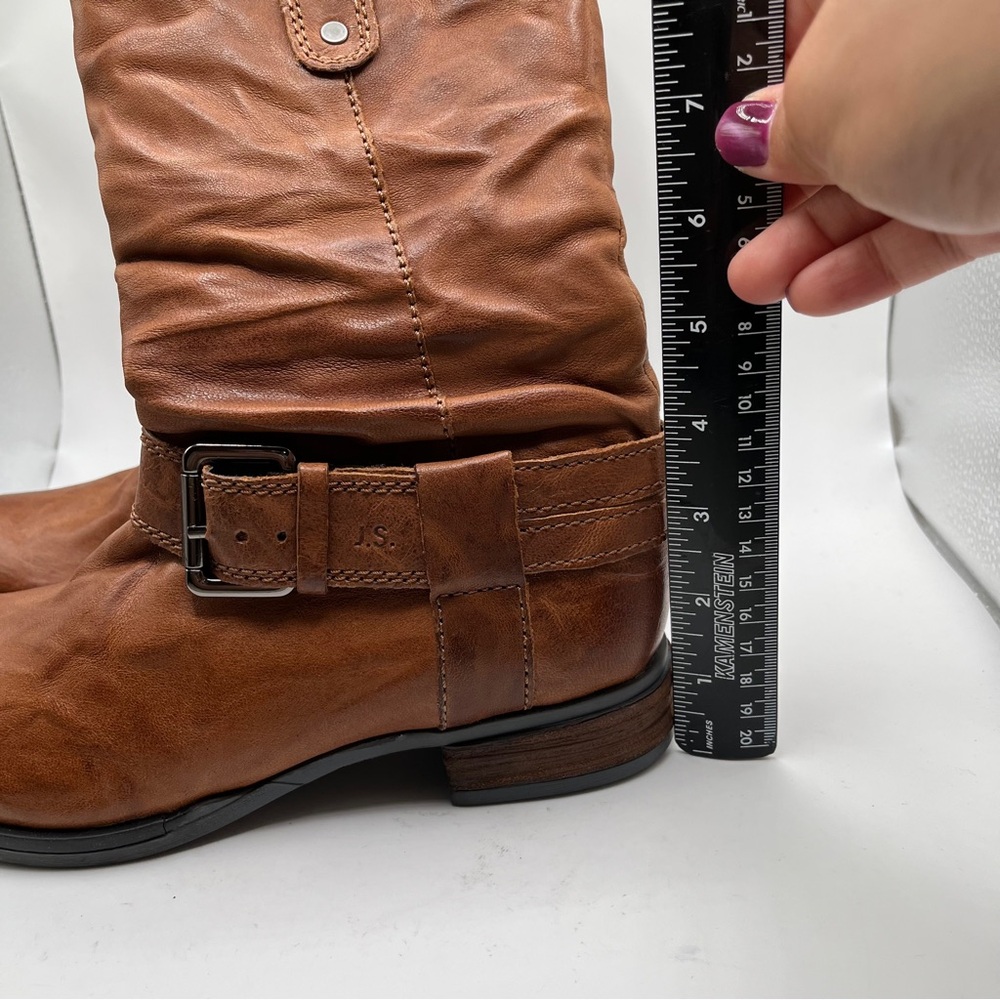 NWOB Josef Seibel Sanja 14 Cognac Womens Leather Knee High Boots size 36 US5-5.5 - Picture 8 of 14